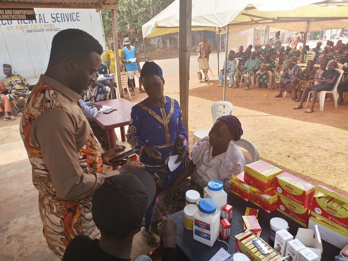 December medical and food outreach in Okuku and Igbaye