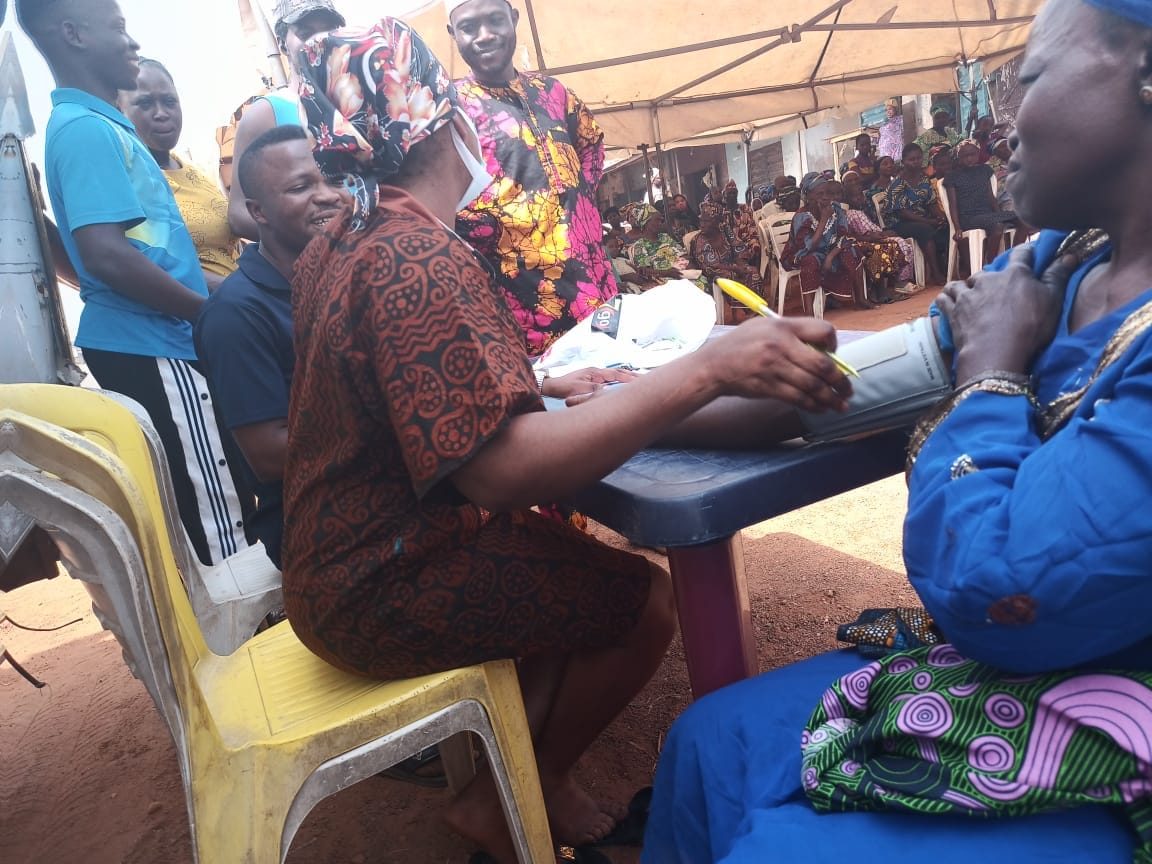 December medical and food outreach in Okuku and Igbaye