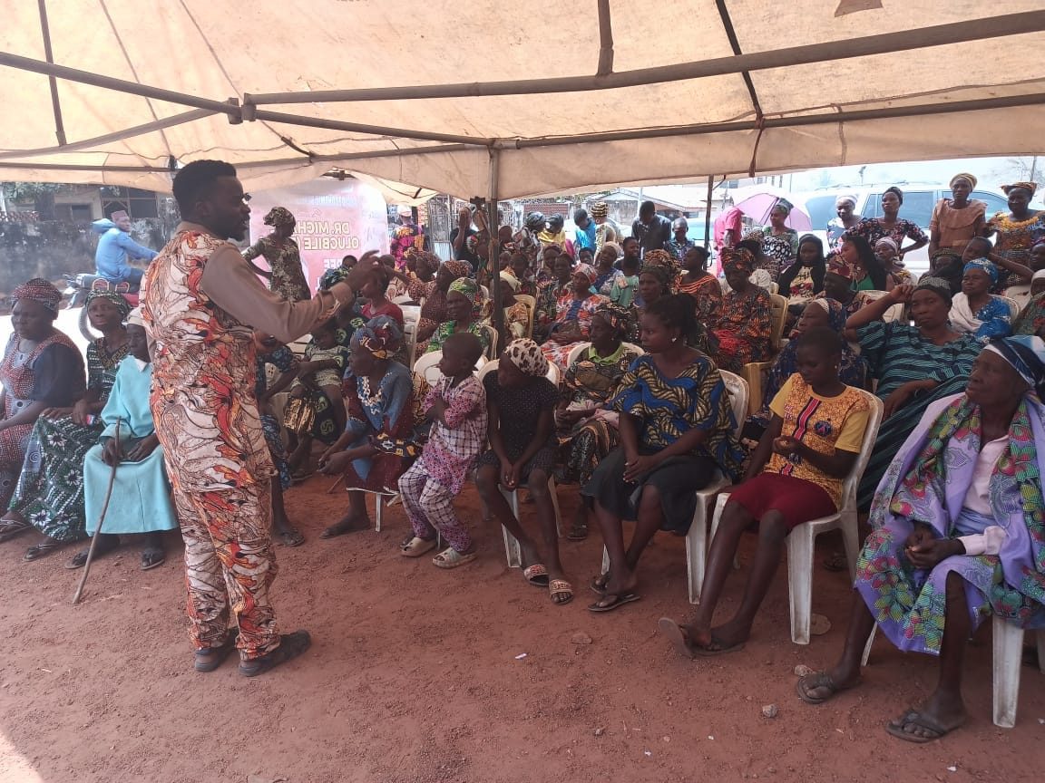 December medical and food outreach in Okuku and Igbaye