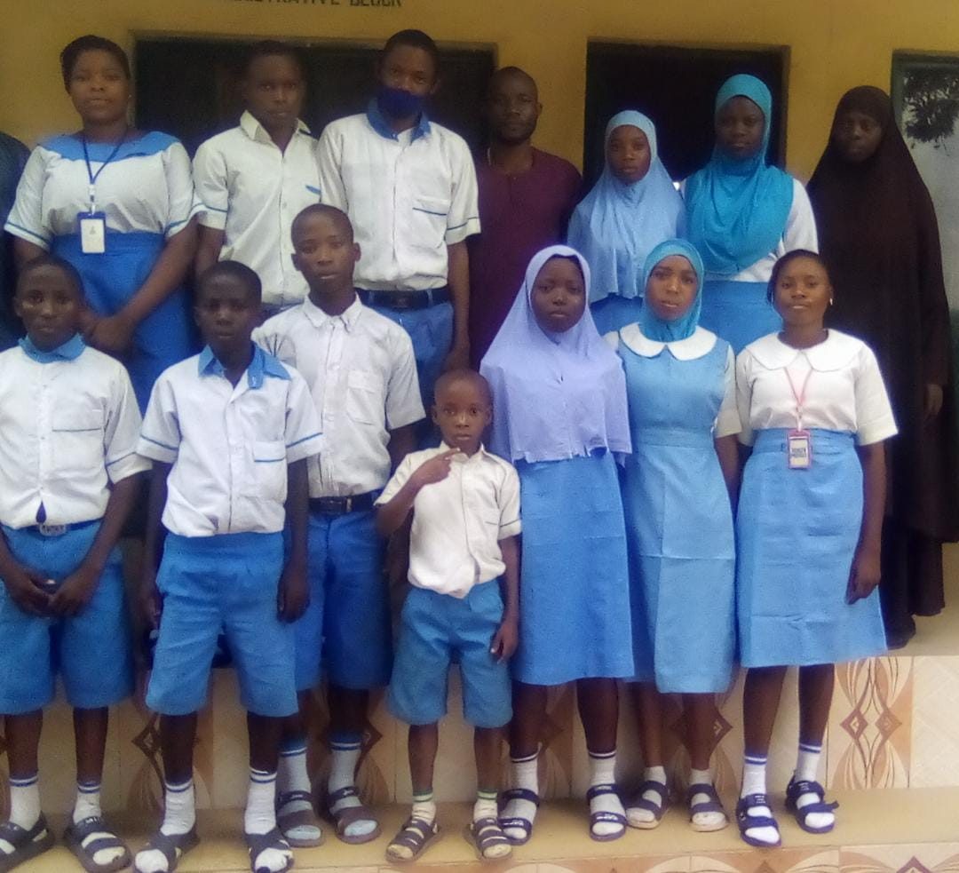 DMO Scholars at Oke-Iragbiji Grammar School, Iragbiji
