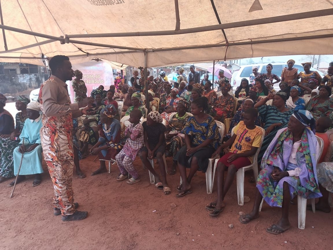 December medical and food outreach in Okuku and Igbaye