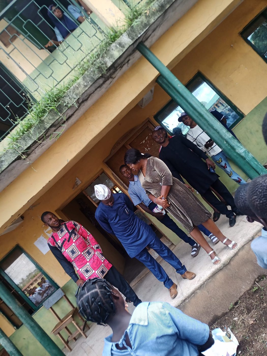 Earlier notebook distribution at Odo-Otin Grammar School, Okuku