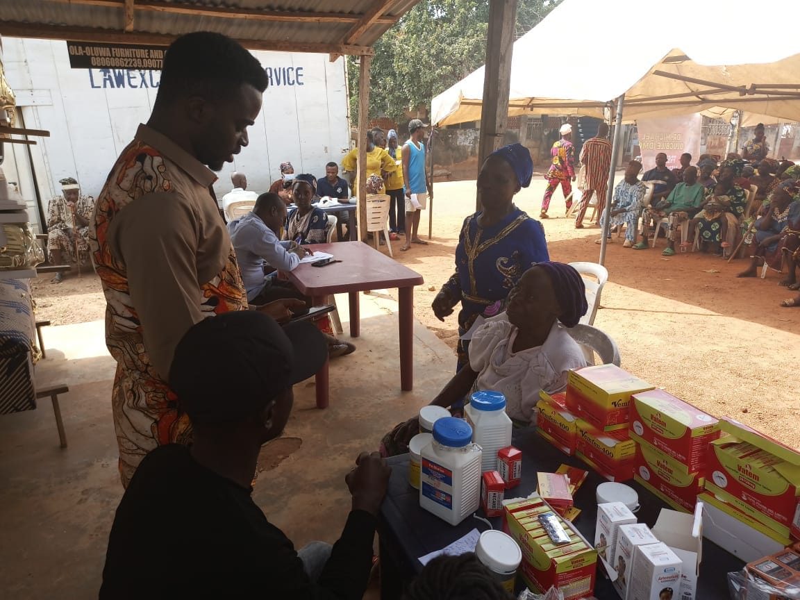 December medical and food outreach in Okuku and Igbaye