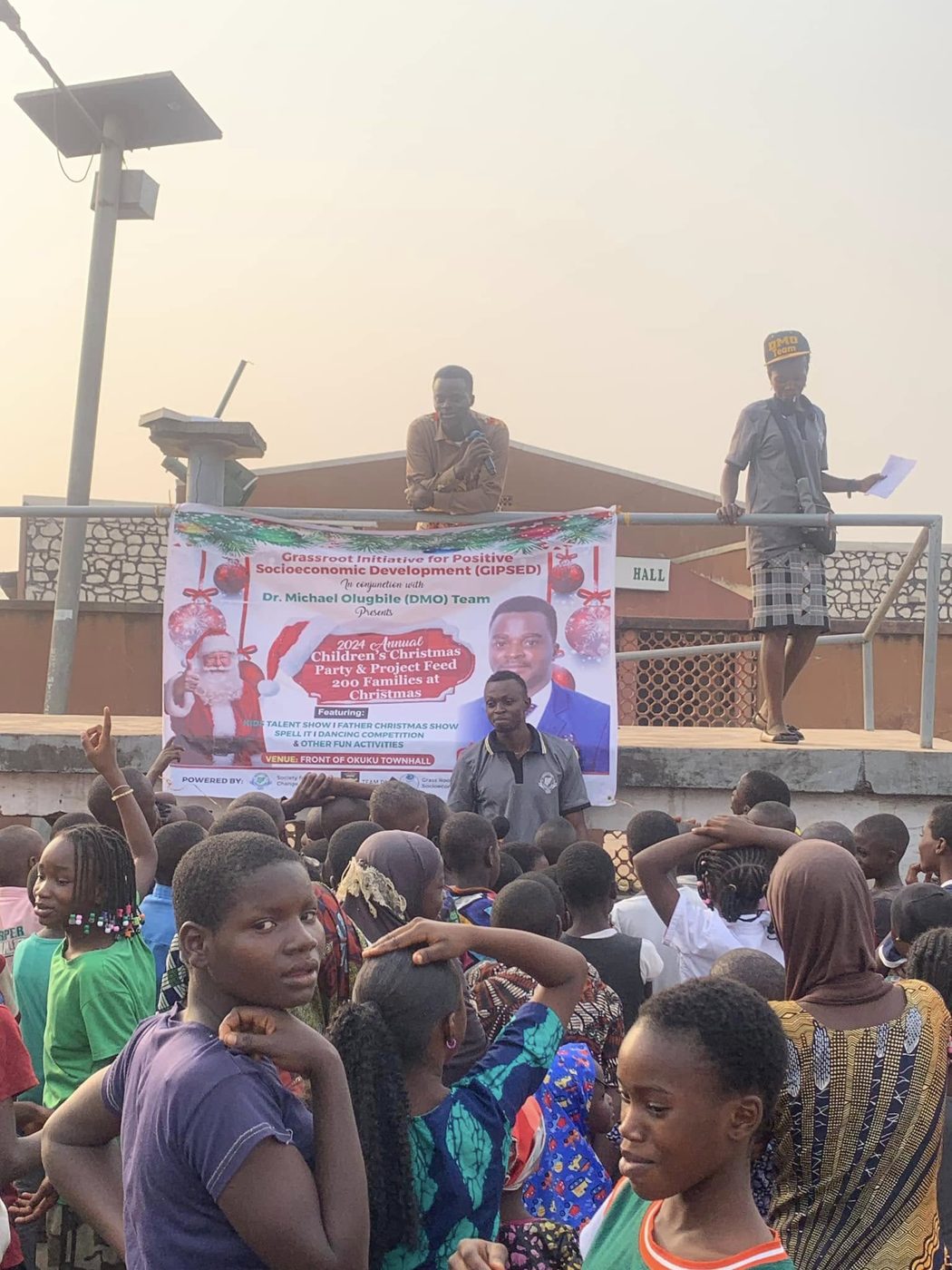 Children and organisers at the 2024 celebration